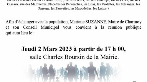 Reunion publique