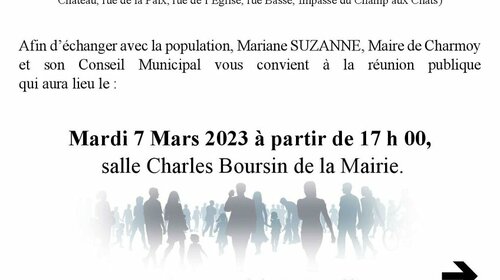 Reunion publique